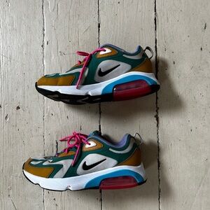 Nike Multicolor Sneakers with Pink Laces